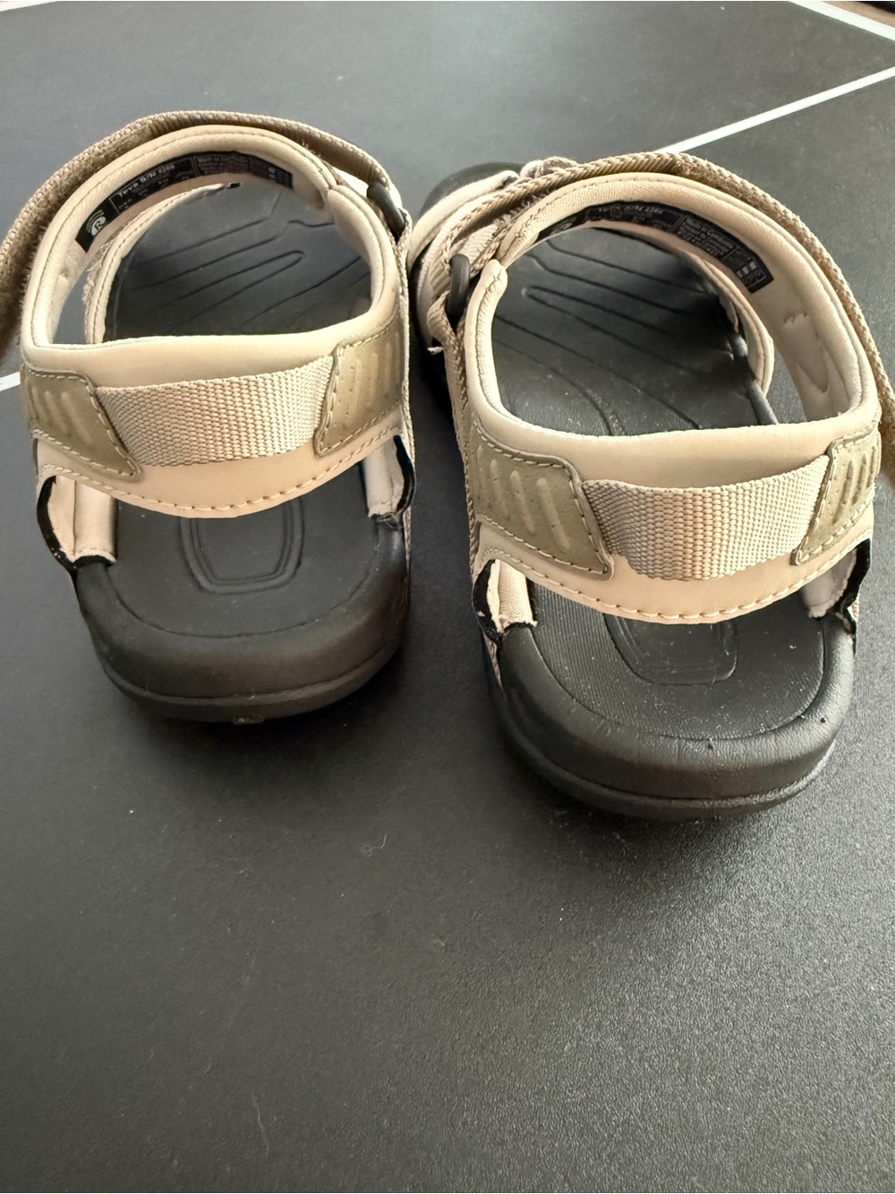 Teva Tirra Sandals- Black/Birch Outdoor Strap Sandals - Picture 3 of 5